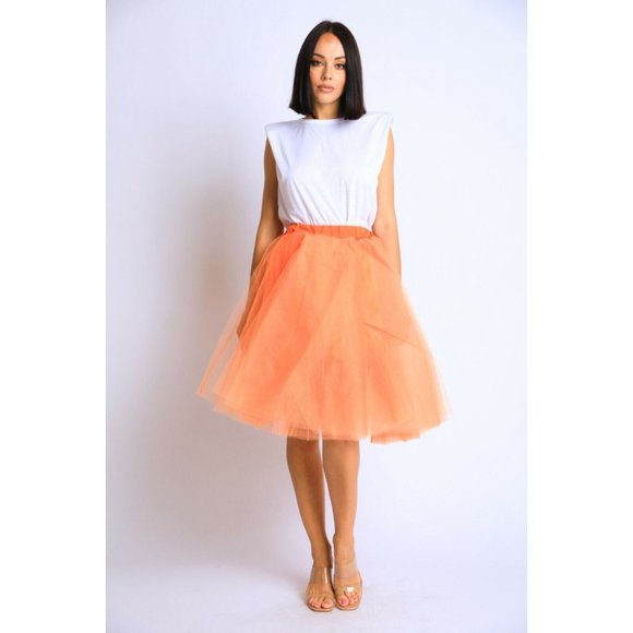 Boutique Dresses & Skirts - Women Princess Tulle Knee Length A Line Ballet Skirt Underskirt XS,S,M,L,XL
